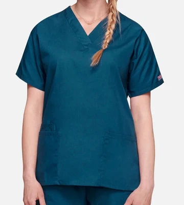 Cherokee 4700 Workwear Size 2XL Womens Scrub Uniform Top Teal NWT - Image 1 of 4