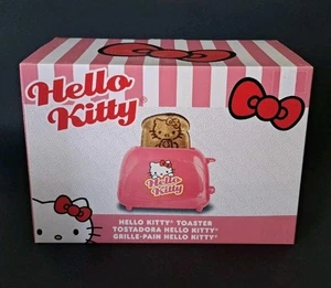 NEW Hello Kitty 2 Slice Toaster (Makes Hello Kitty Toast) Bread/Toast Image NIB - Picture 1 of 6