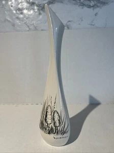 Vintage Bering Sea Originals Hand Painted Vase Mushrooms Made In Alaska 12” - Picture 1 of 12