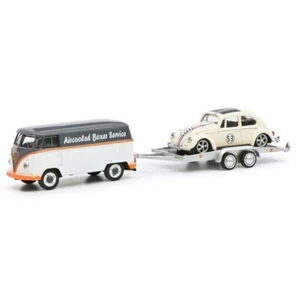 Volkswagen T1 Van + Rimorchio & Choupette N° 53 Lowrider 1/64 - Schuco 452033400 - Foto 1 di 3
