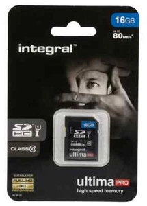 INTEGRAL ULTIMA 16GB SDHC Karte, Class 10, - Bild 1 von 1