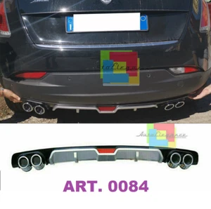 SOTTO PARAURTI POSTERIORE - LANCIA DELTA III DIFFUSORE QUATTRO TERMINALI ABS - Imagen 1 de 12