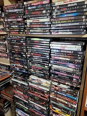 80 wholesale LOT DVD MOVIES ASSORTED / RANDOM/ NO DUPLICATE TITLES GUARANTEED - Image 1 of 3