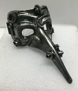 STEAM PUNK VOGEL SCHNABELMASKE METALLIC LOOK - Bild 1 von 4