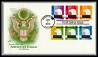 US FDC  # 4585-4590 (25c) Eagle PreSorted  ArtCraft  2012, 9N851