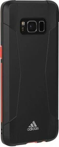 NEW Adidas Solo Case Dual Layer Protection for Samsung Galaxy S8 Black Red - Picture 1 of 5