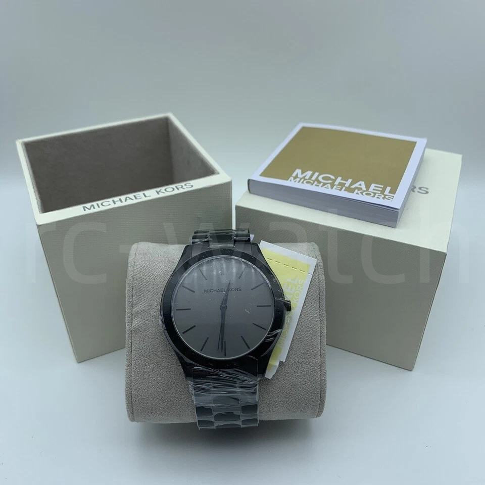 Michael Kors MK8507 Slim Runway 44mm Mens Watch - Black