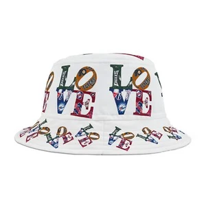 Philadelphia Sports Fan Bucket Hat Phillies Eagles Flyers Sixers - Picture 1 of 5