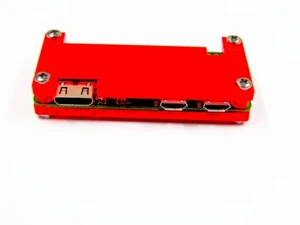 Case for Raspberry Pi Zero red fluo open - Zdjęcie 1 z 3
