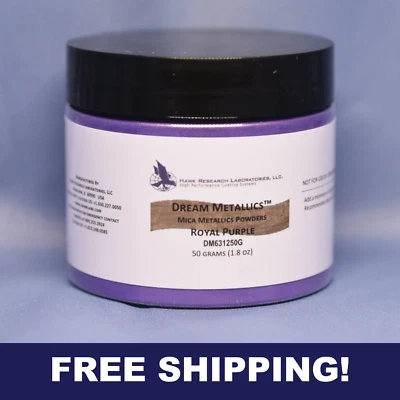 50g Royal Purple Mica Powder Pigment: Bold Color for Resin, Soap,  DIY Crafts - Image 1 of 4