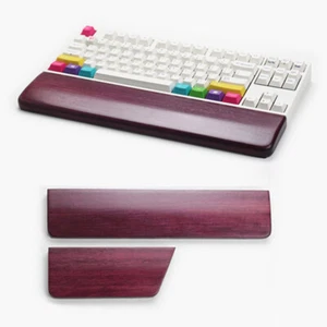 Solid Wood Laptop Keyboard Wrist Rest Pad Hand Support To Cherry G80 3000/3494 - Picture 1 of 21