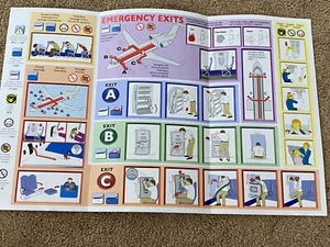 Mesa Airline Safety Card - Canadair Regional Jet CRJ 100 / 200 - Picture 1 of 12