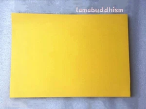 Yellow Paper Copy Scriptures Table text Taoist Blank Paper Daochang Supplies - Picture 1 of 3