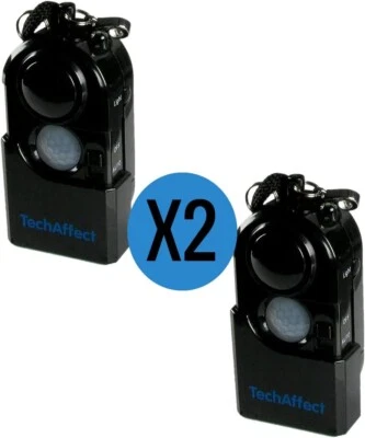2 Dual Alarms -  Panic Alarms For Women with wireless burglar alarm - Pack of 2  - Image 1 of 4
