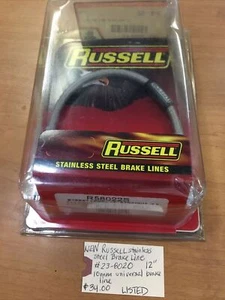 Russell stainless steel brake line 12” #23-8020 - Picture 1 of 1