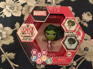 Wow Toy Wow! Pod Marvel She Hulk 209 Led-Figurine New Orig. Packaging RAR