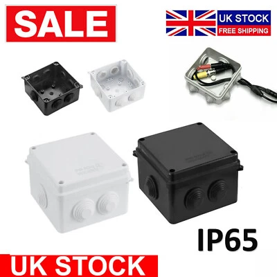 SECURICAM Outdoor Waterproof Junction Box Case for Electric CCTV Cable Weatherproof IP65