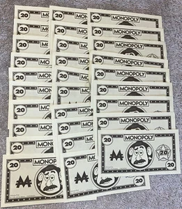 2018 Monopoly Toy Story Replacement Piece 29 Green 20 Bills - Picture 1 of 3