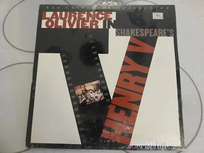 Brand New !!! HENRY V Laurence Olivier Criterion Collection Laser Disc SEALED Foto 1 de 2