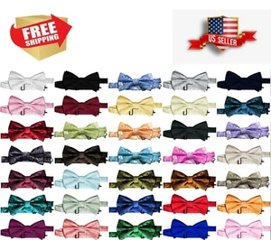 Paisley Pre-Tied Bow-Ties. Prom, Formal, Career, Tuxedo, Cruise, Homecoming - Picture 1 of 57