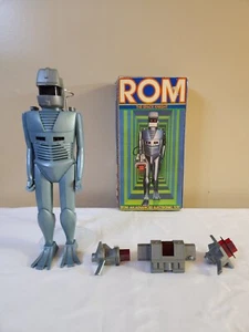 Vintage Mattel Rom Space Knight mit Originalkarton 1979 sehr selten Roboter - Bild 1 von 22