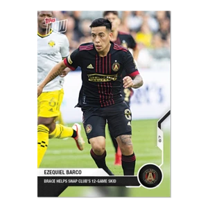 2021 TOPPS NOW MLS Ezequiel Barco #101 Atlanta United Print Run /90 Short Print! - Picture 1 of 2