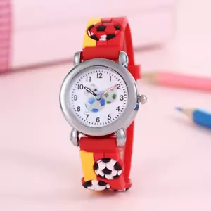 Football Kids Quartz Pointer Watch Adjustable Strap Gift Age 3+ Soccer Fashion - Picture 1 of 3