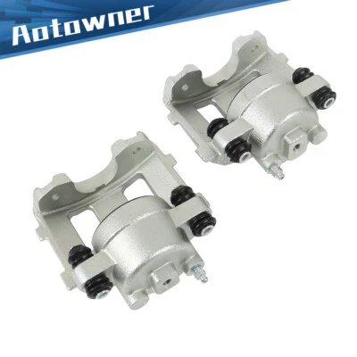 For 1990-2001 Jeep Cherokee XJ & Wrangler TJ 2x Brake Calipers Front Left Right - Imagem 1 de 4