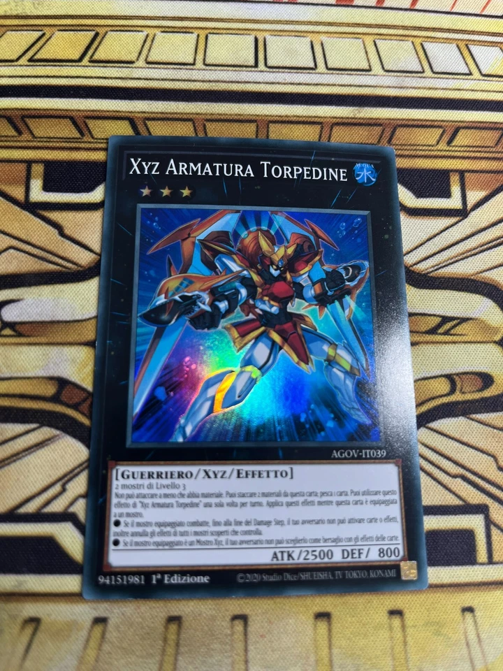 Yugioh Xyz-Panzerungstorpedo AGOV-IT039 Super Rare - Bild 1 von 1