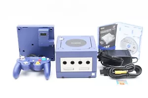 Nintendo GameCube Console Controller Violet Purple w/Gameboy Player Set Japan JP - Picture 1 of 5
