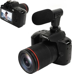 4K 64MP Digital Camera with Fill Light & Mic, WiFi 3in Screen 16X Digital Zoom V - Picture 1 of 9