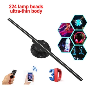 42cm 3D Holographic Projector 3D Holographic Projector Fan With Remote Control - Picture 1 of 16