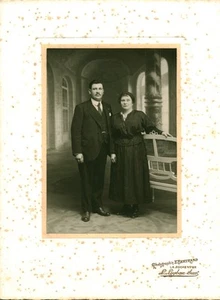 Photo ancienne portrait d'un couple vendéen la Roche sur Yon - Picture 1 of 1