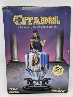 Citadel Adventure of Crystal Keep Macintosh 1989 Floppy Disk Manual Wheel in Box - Image 1 of 4