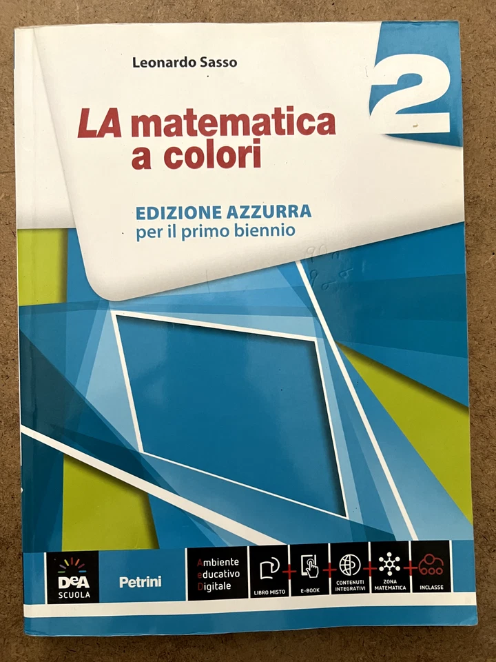 LA matematica a colori ed.Azzurra vol.2 - Petrini - Immagine 1 di 1
