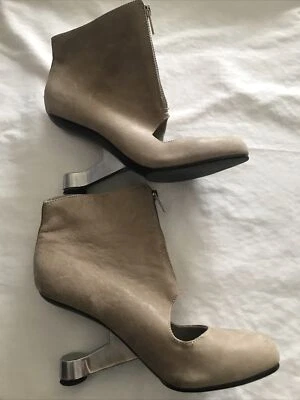 PARKA NUDE UNITED BOTÍN EAMZ COLOR PIEDRA TALLA 39 EE. UU. 8,5 CUERO NOBUCK Foto 1 de 4