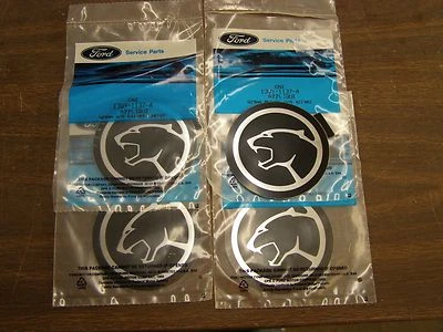 NOS OEM Ford 1983 1988 Mercury Cougar Wheel Cover Emblems Inserts 1984 1985 1986 - Image 1 of 4