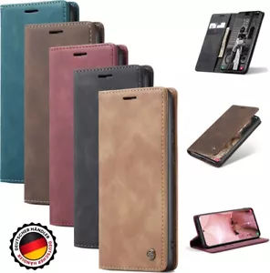 Hülle für Samsung Klapphülle Smartphone Cover Kartenfach Magnet Handy Tasche - Bild 1 von 16
