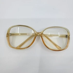 The Regal Collection Eyeglasses Fiesta Translucent Yellow Gold Frame 52-18-125 - Picture 1 of 6