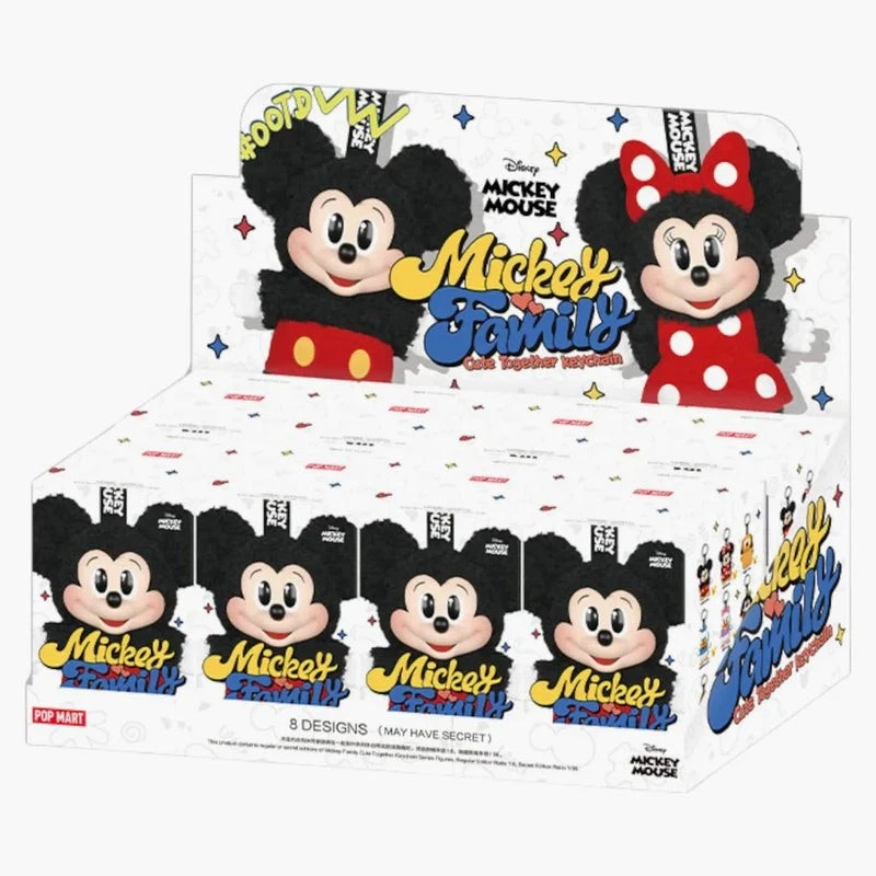 Chaveiro Mickey Family série caixa cega boneco brinquedo NÃO autêntico - Imagem 1 de 2