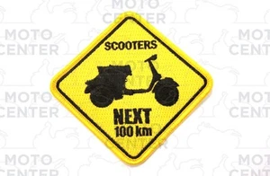 TOPPA RICAMATA "Scooters Next 100km" DA CUCIRE O TERMO SALDARE - Picture 1 of 1