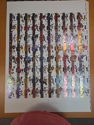 Fleer NFL Hot Prospects 2003 novato en relieve hoja sin cortar Brady Rice Smith Sapp  Foto 1 de 4