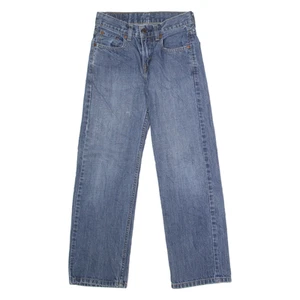 LEVI'S 550 Jeans Boys Blue Relaxed Straight Rinse W24 L26 - Picture 1 of 6