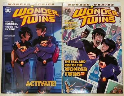 DC Comics Wonder Twins Graphic Novels Vol 1 & 2 New Condition TPB - Изображение 1 из 2