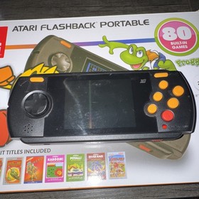 Atari Flashback Portable Black Handheld Console 80 Built in Games Open Box