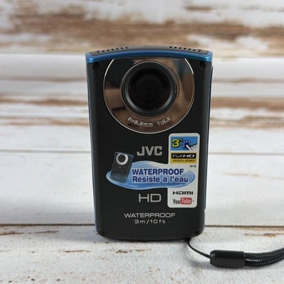 JVC PICSIO GC-FM2BU – Full HD Pocket Camcorder – Waterproof – Touchscreen - Image 1 of 4