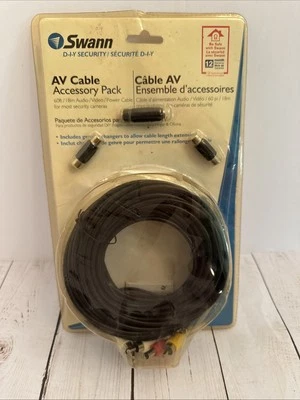 Swann DIY Security AV Cable Accesory Pack Swann 60 Ft 18M AV Cable NIB CHARITY - Image 1 of 4