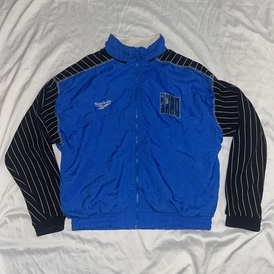 Vintage REEBOK Shaquille O’Neal Orlando Magic Windbreaker Jacket Men’s Medium - Image 1 of 4