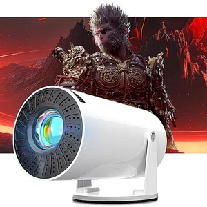 HY300 Mini Projector with WiFi and Bluetooth, Built-in Android 11.0 OS Home V... - Picture 1 of 6