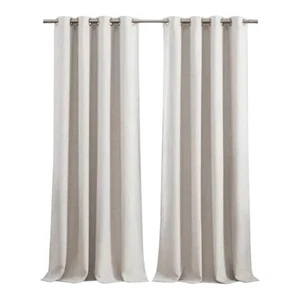 Sun+Blk Total Blackout Cortinas Ventana Marfil Maxwell 2 Piezas 52" x 84" - Imagen 1 de 6